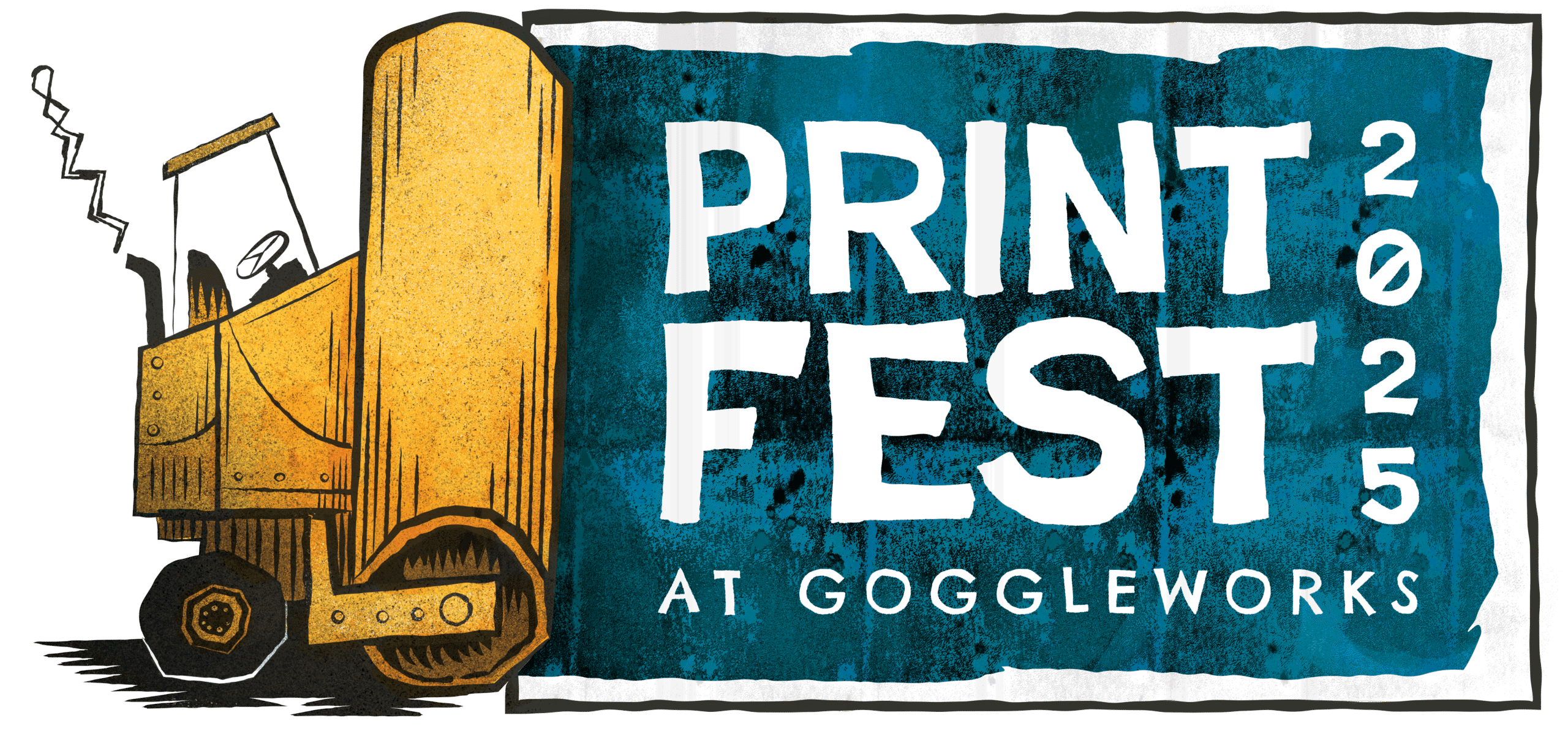 PrintFest 2025 at GoggleWorks logo